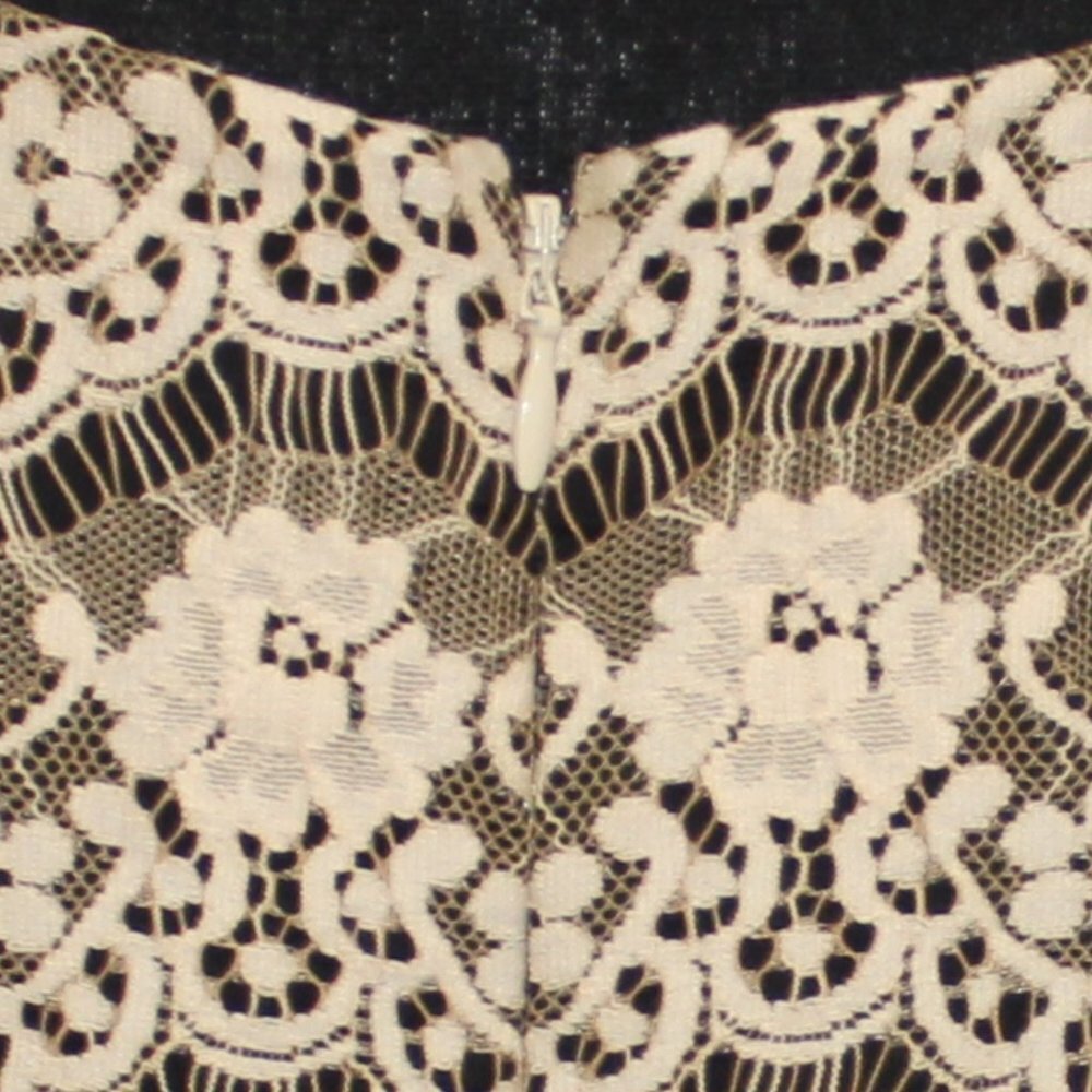 Jessica Simpson Black and Beige Lace Dress - Picture 4 of 6